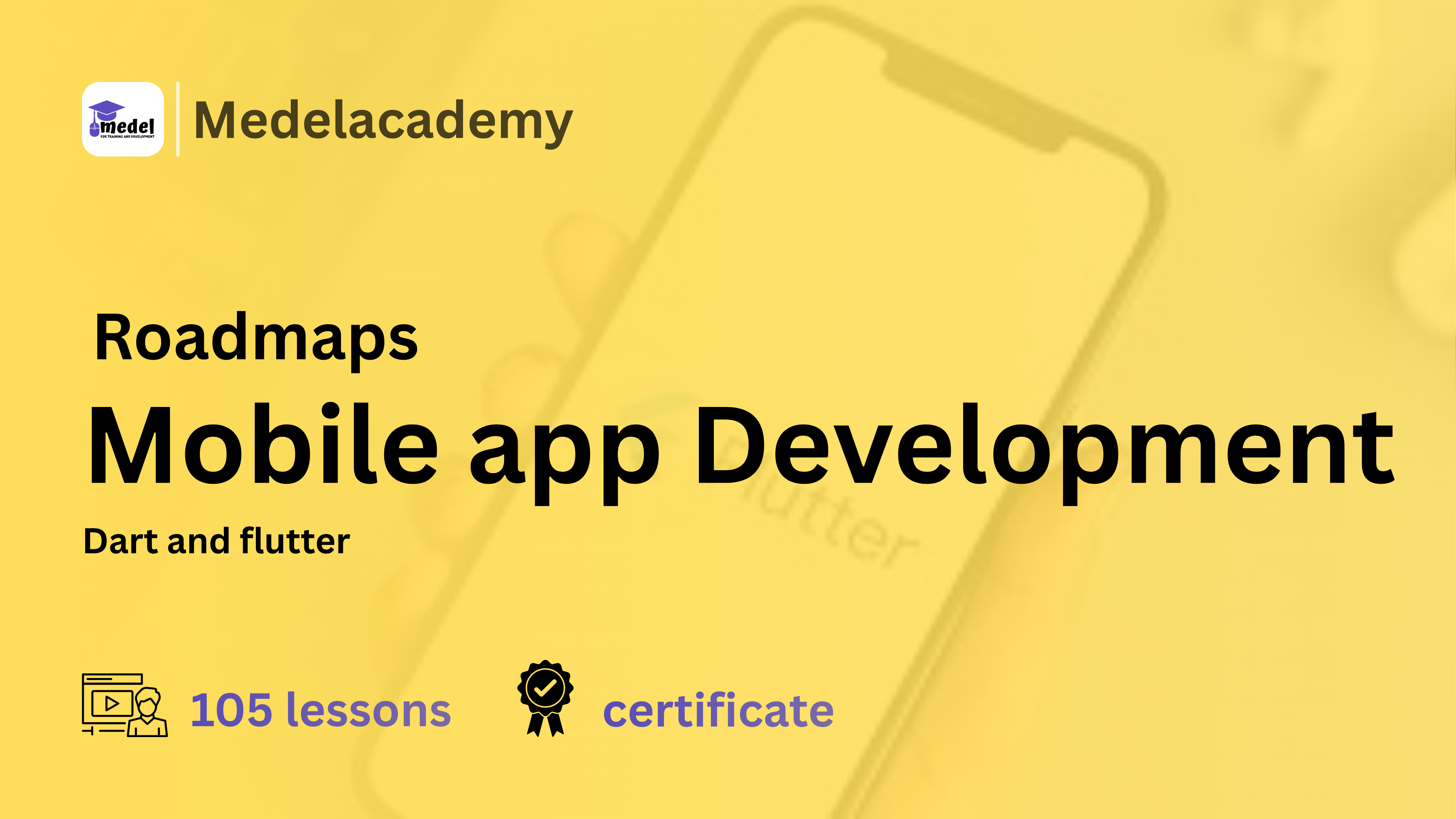 تطوير تطبيقات الهاتف باستخدام فلاتر | Mobile App Development with Flutter & Dart