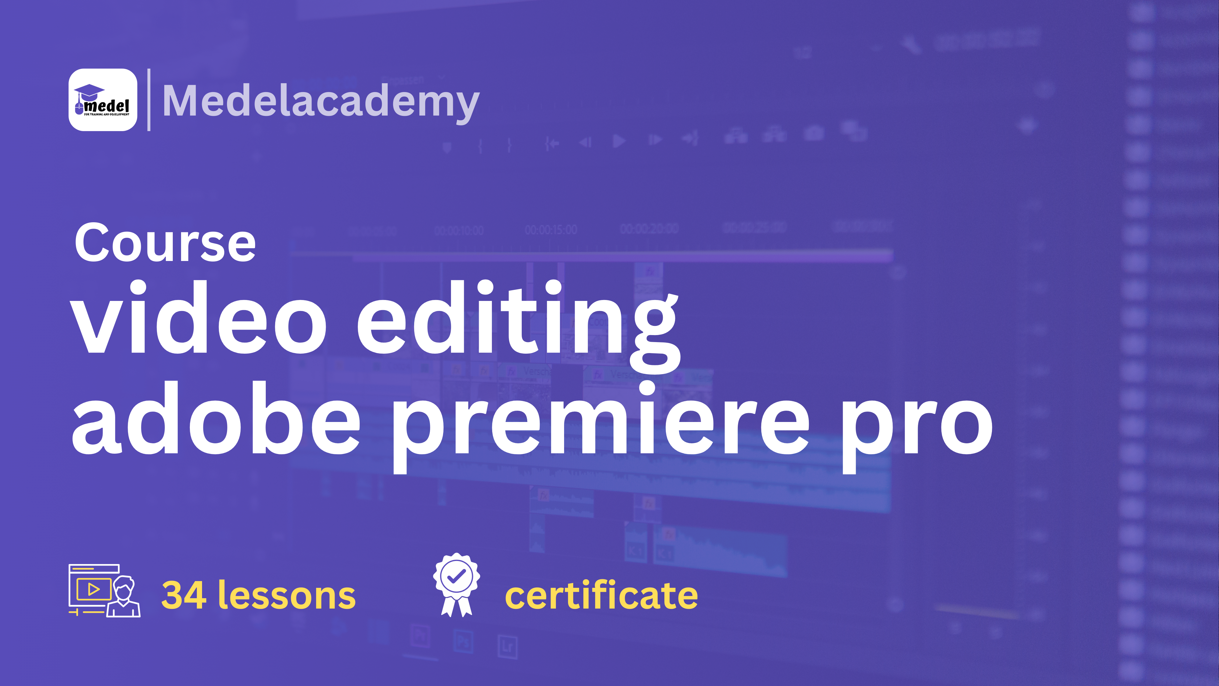 دورة تحرير الفيديو | video editing adobe premiere pro